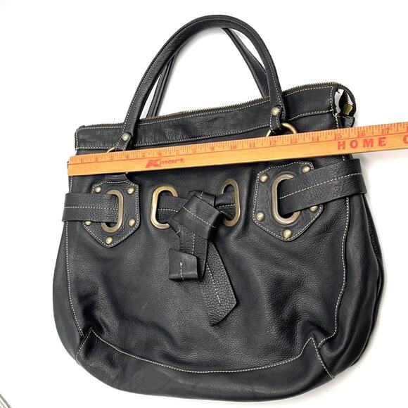 GAIL LABELLE Made in Italy black leather bag - Picture 7 of 9